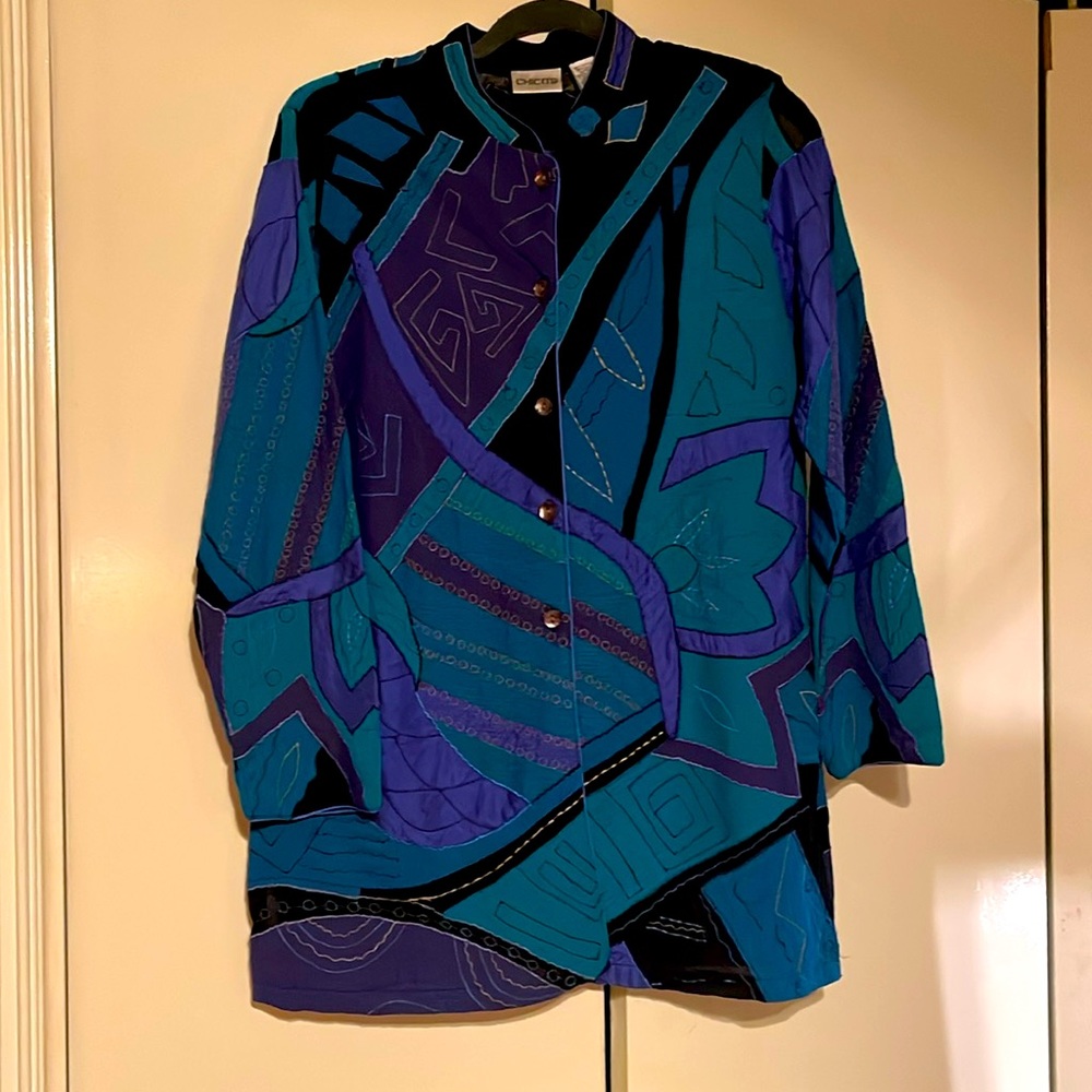 Chicos size 1 tunic jacket